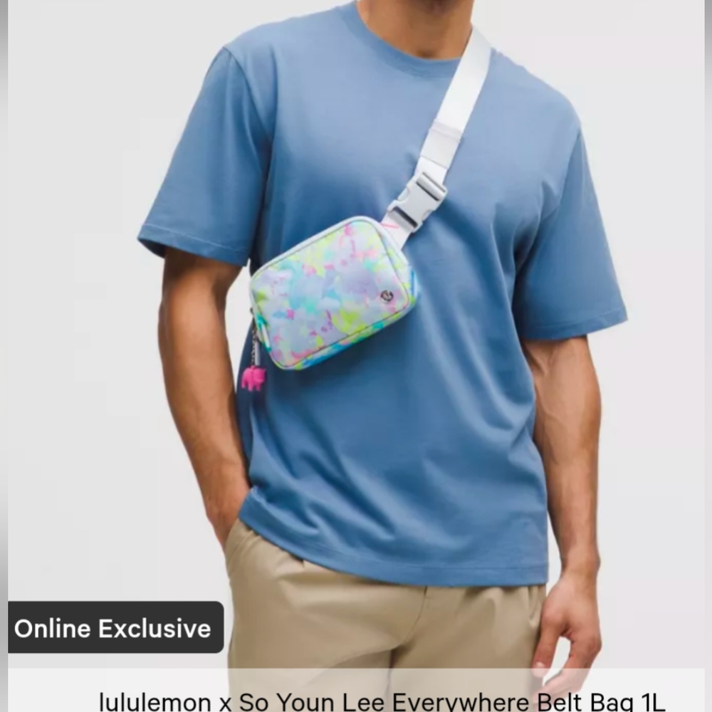 NWT RARE LIMITED EDITION ONLINE EXCLUSIVE LULULEMON X So Youn Lee Colab Belt Bag - Picture 4 of 11